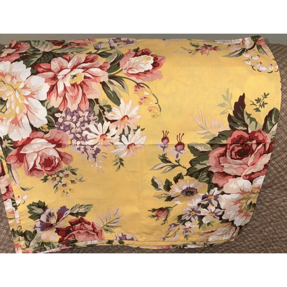Ralph Lauren Sophie‎ Brooke  Napkins Yellow Floral Set of NOS